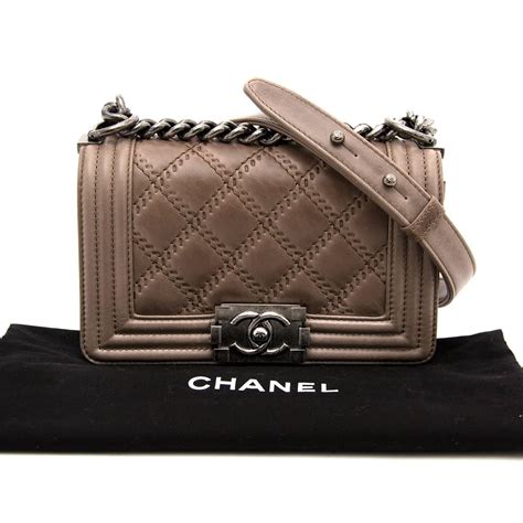 chanel le boy taupe medium|chanel boys bag review.